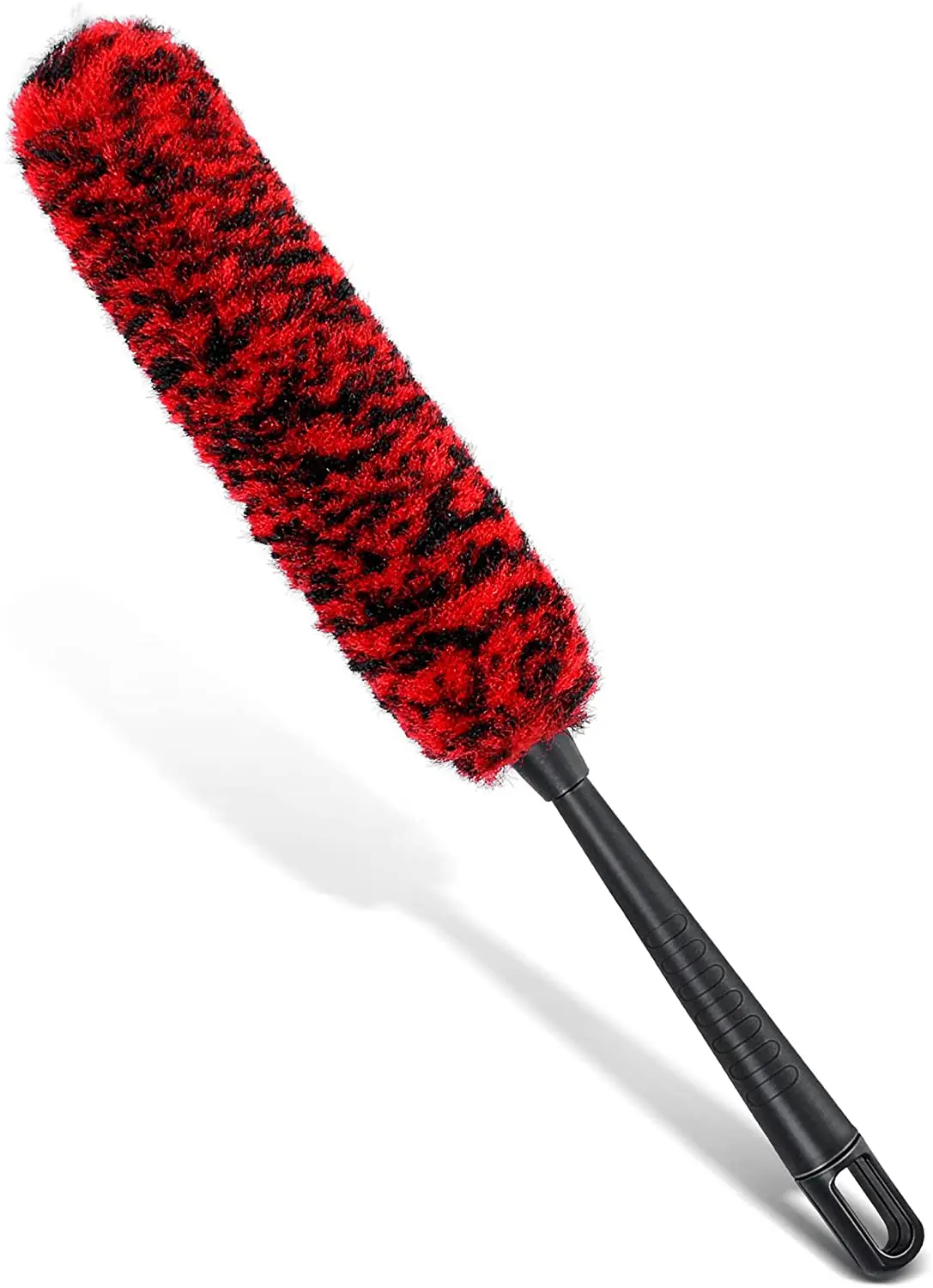 

Car Rim Brush Metal Free Synthetic Wool Wheel Cleaning Brush Rim Tire Cleaning Brush for Engine Exhaust Dust Car Cleaning Brush