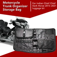 for indian chief chief dark horse 2015 2016 2017 2018 2019 2020 2021 motorcycle trunk lid organizer bag tool bags luggage kit