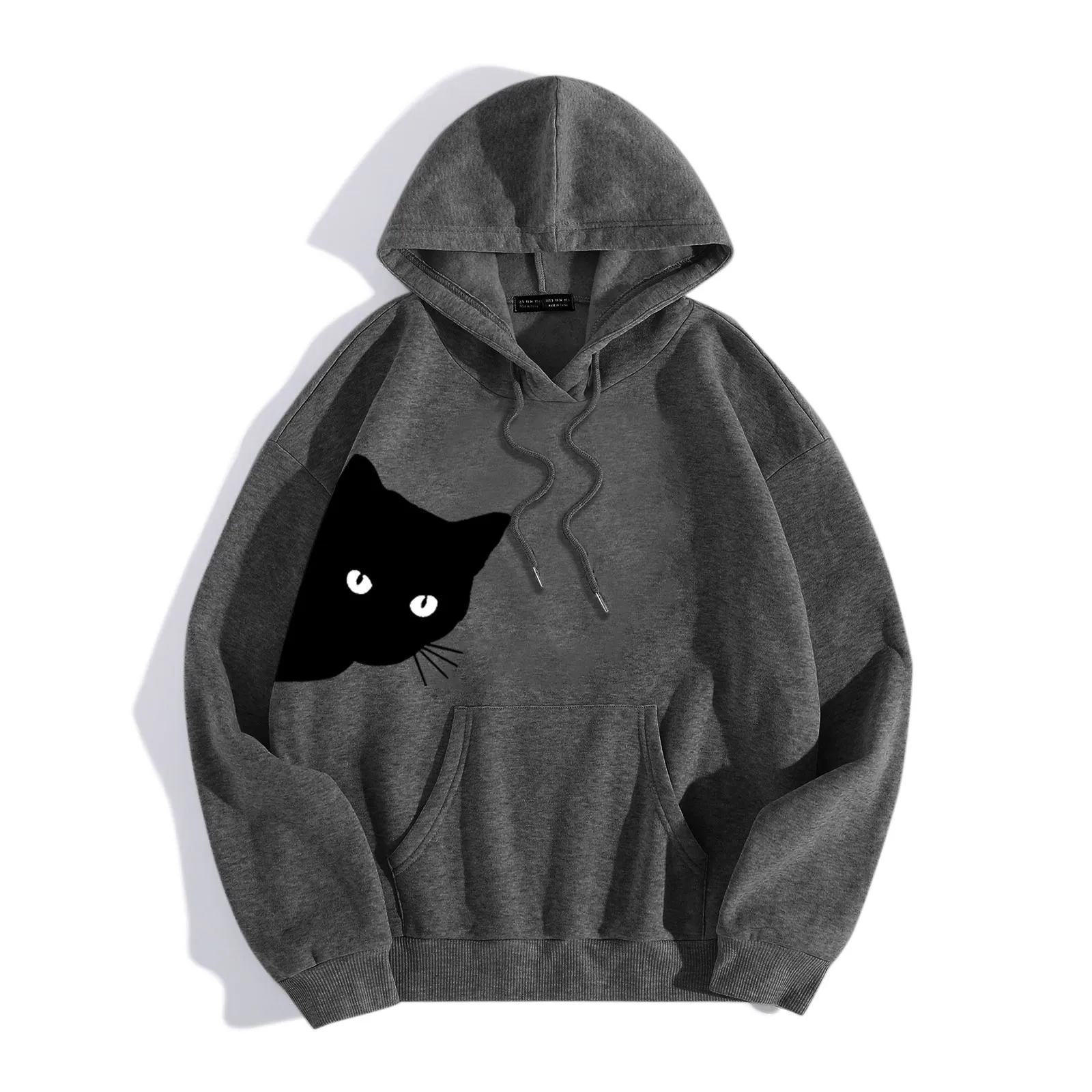 

Holiday Sweatshirt Women Ladies Women Hooded Print Round Neck Long Sleeve Sweatshirt Tops Women Fashion Fall