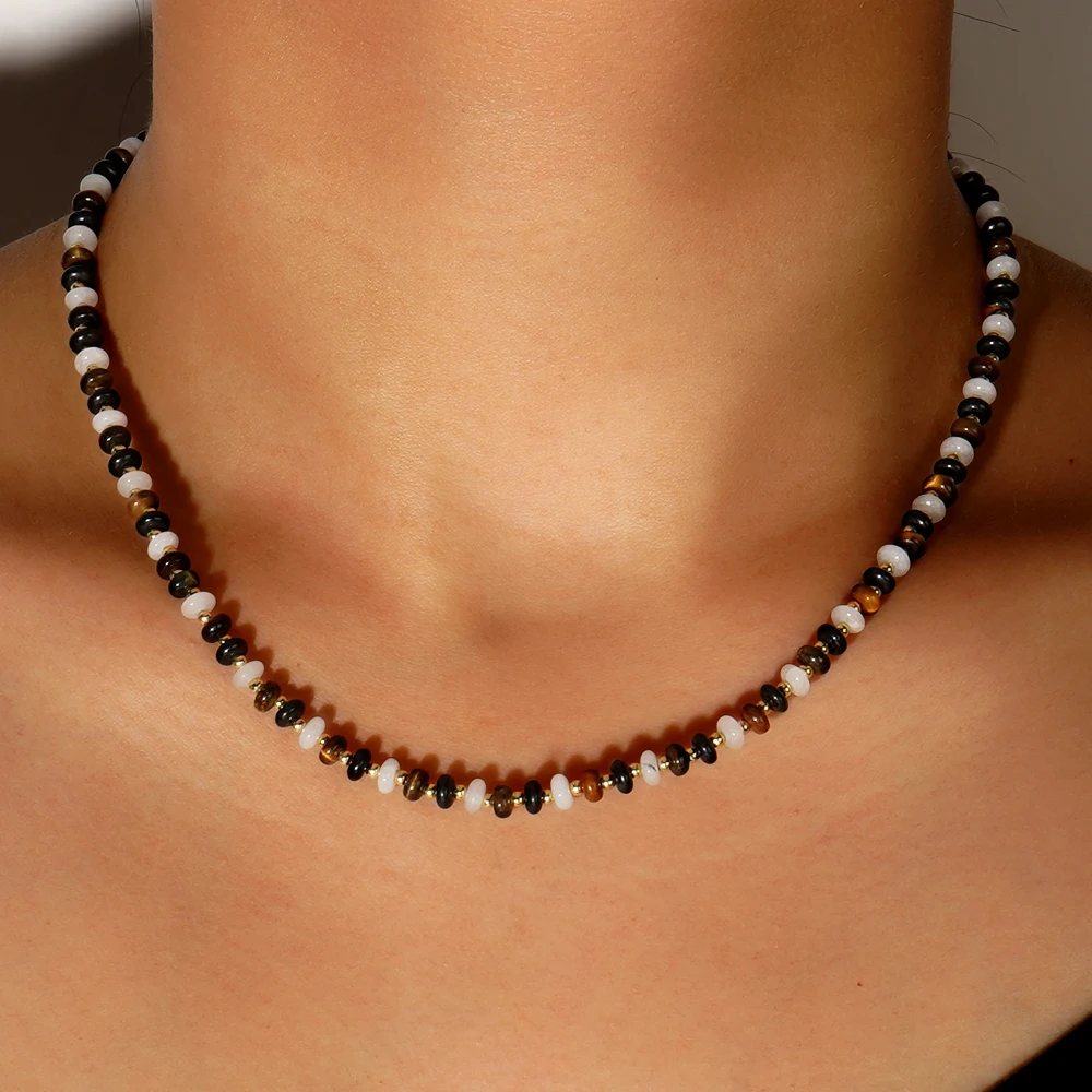 Ожерелье из бисера с медными бусинами в богемном ретро-стиле подходит для