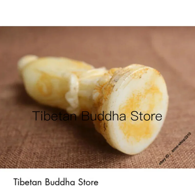 Коллекция китайского белого нефрита 19 см ручная резка модель Sakyamuni статуя Будды