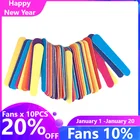 Модные Разноцветные деревянные пилочки для ногтей, мини пилочки для ногтей, пилочка для педикюра и маникюра, DIY Инструменты для ногтей, аксессуары для ногтей, 50 шт.