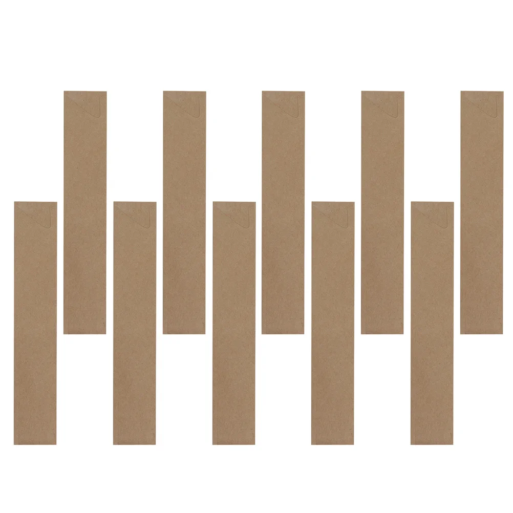 

Kraft Bag Paper Chopsticks Pouch Silverware Sleeve Packet Carrying Cutlery Spoon Utensils Flatware Straw Disposable Waterproof