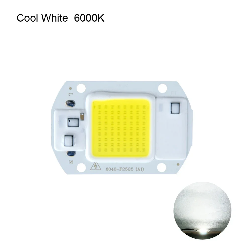 

Мощная COB LED Матрица 20W 30W 50W С Линзой-рефлектором Для DIY Проектора, Умная Микросхема, Высокотоковая Лампа 110V 220V