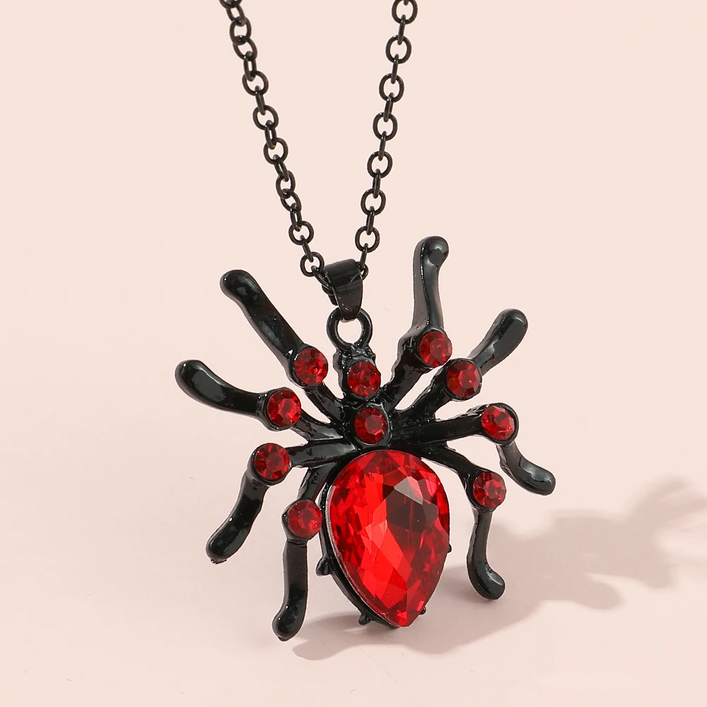 

Женское ювелирное изделие, украшение в стиле 1920-х годов, подвеска в виде капли с черным кристаллом, подарки на Хэллоуин для женщин, ювелирные изделия