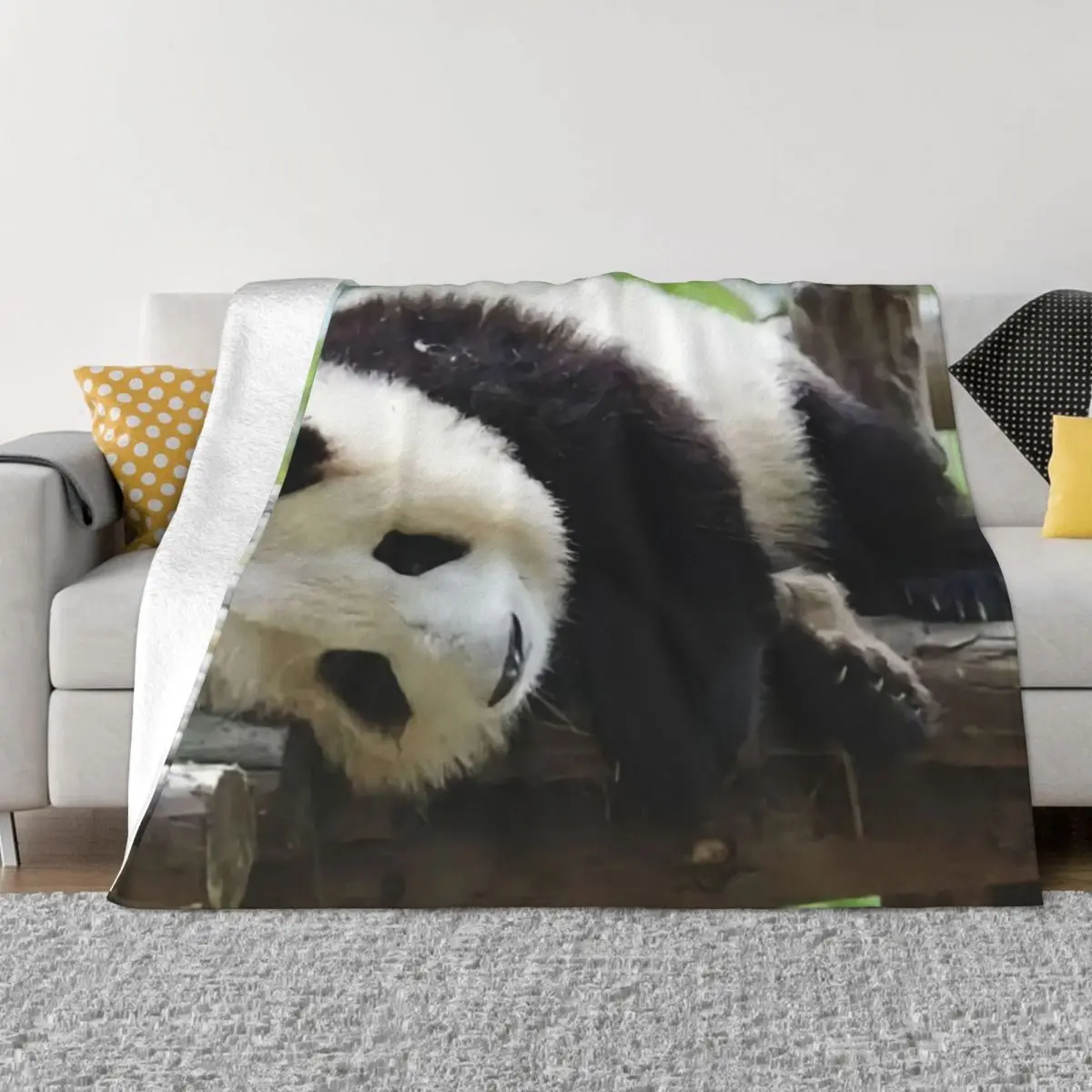 

Huahua панда животное одеяло легкие дышащие декоративные покрывала для кровати для постельного белья Декор для комнаты