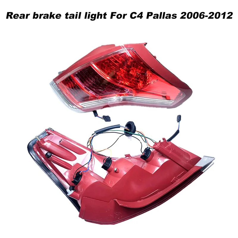 

Left Taillight Assembly Brake Stop Light Fog for C4 Palas 2006-2012 6350Z6