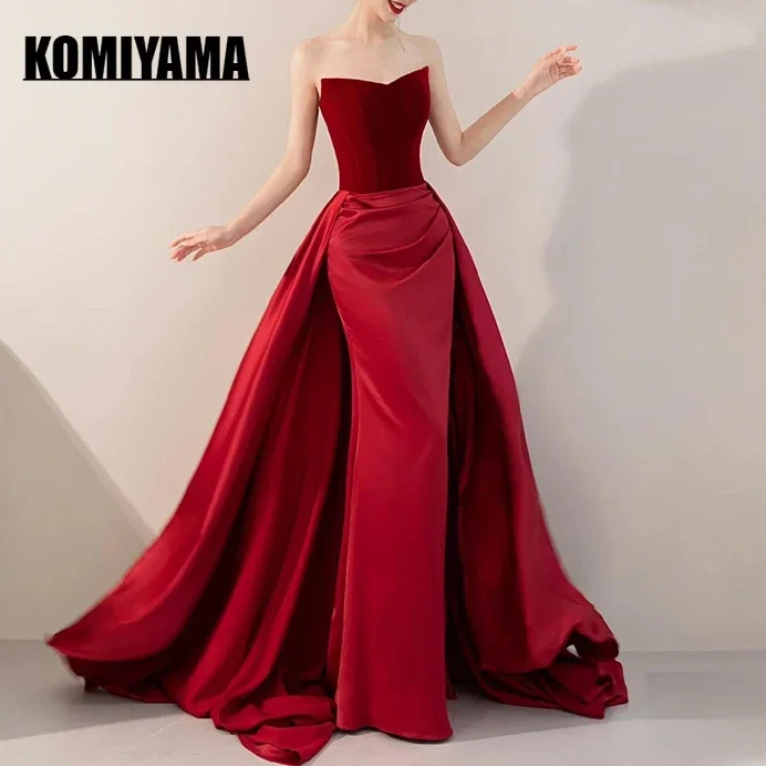 Платье КОМIЯМА атласное черное