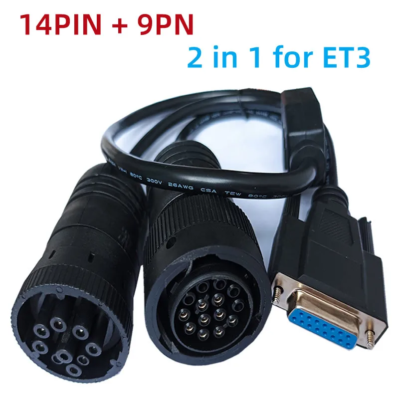 

14pin + 9pin 2 in 1 Cable USB Cable for ET3 317-7485 (457-6114) 14p and 9p 2 in 1 for cat ET-3