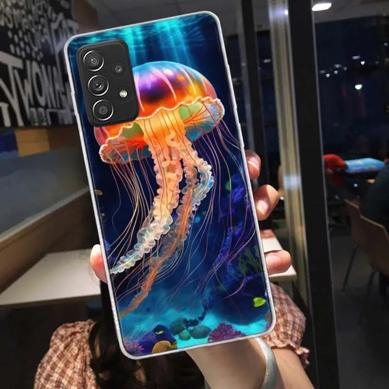 Чехол Magic Jellyfish для телефона Galaxy Samsung S22 Plus S21 S24 ультрапрозрачный чехол S20 S23 FE S10 S10E S9