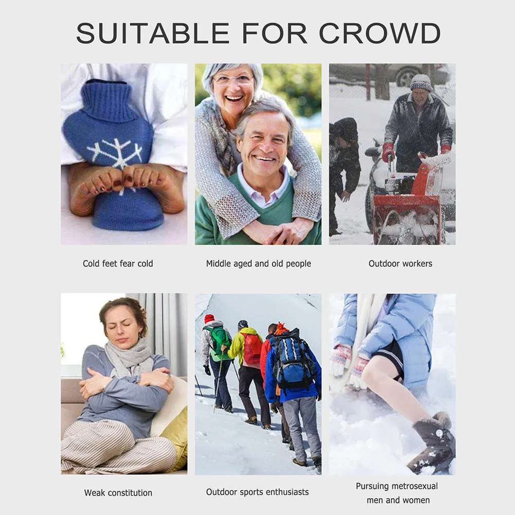 Heated Socks Rechargeable Electric Heating Socks 3 Modes Thermal Winter Foot Warmer For Men Women Outdoor Skiing Cycling