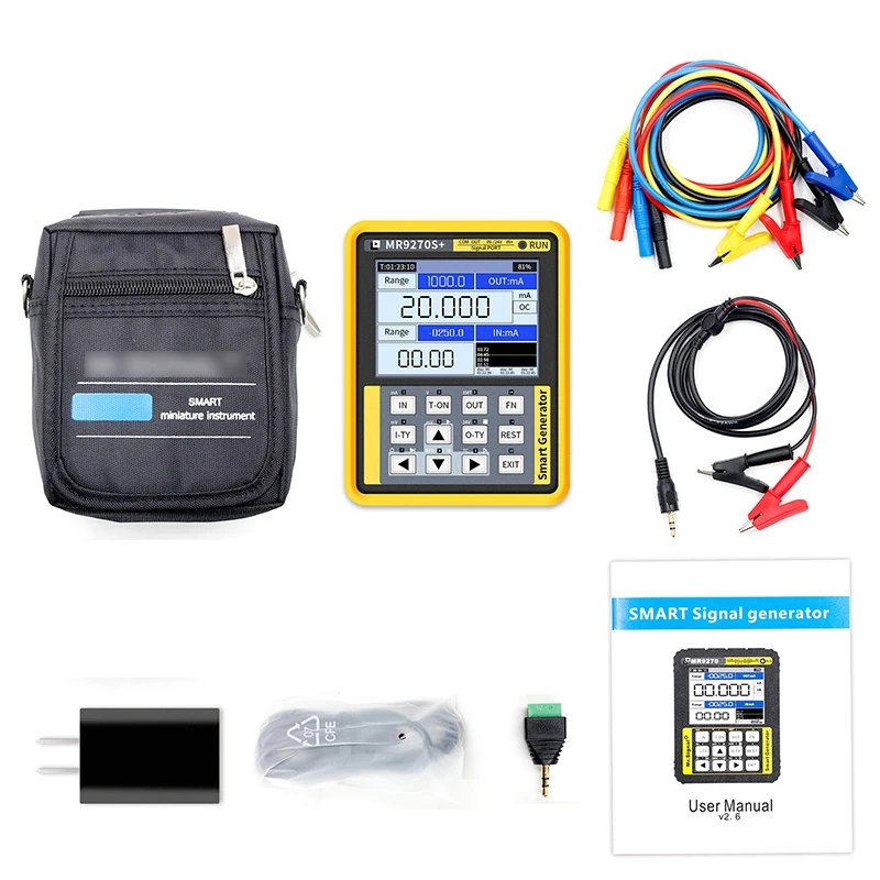 

MR9270S+ 4-20MA Signal Generator Calibration Current Voltage PT100 Thermocouple Pressure Transmitter PID