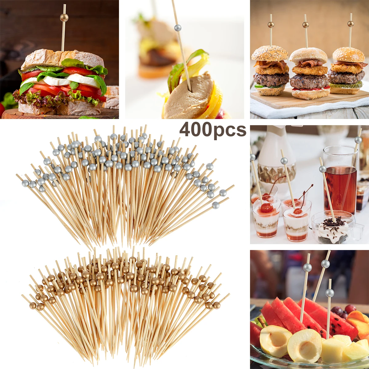 

400 шт., коктейльные палочки, 4,7 дюйма