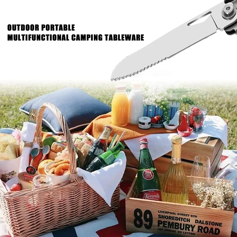 Переносной карманный нож-складной прибор для выживания из нержавеющей стали 420 для кемпинга.