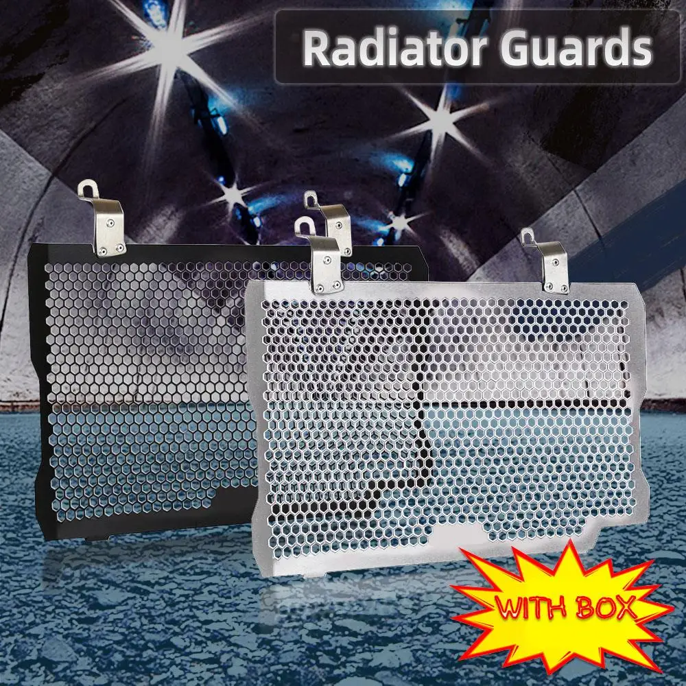 

Motorcycle Cooler Guard Radiator Grill Radiator Cover Clean Black Sliver FOR BMW F750GS F850GS ADVENTURE 2018 2019 2020 2021