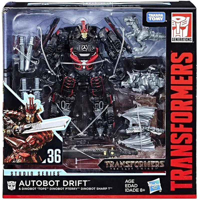 

In Stock Hasbro Autobot Drift Transformers Studio Series SS36 Deluxe Class Action Figure Boy Birthday Gift Car Model Toys