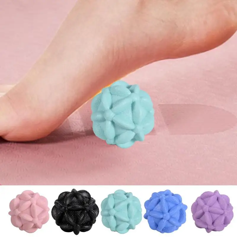 

Foot Massager Balls Foot Massage Roller For Targeted Foot Relief Flower Texture For Myofascial Release Mobility Recovery Plantar