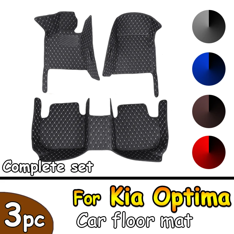 

Кожаные автомобильные коврики на заказ для Kia Optima K5 DL3 2011 2012 2013 2014 2015 коврики Аксессуары для ног