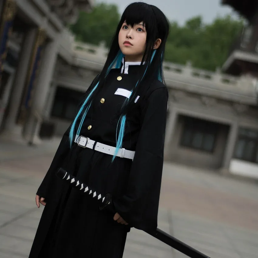 Костюм для косплея из японского аниме рассекающий демонов Униформа самурая