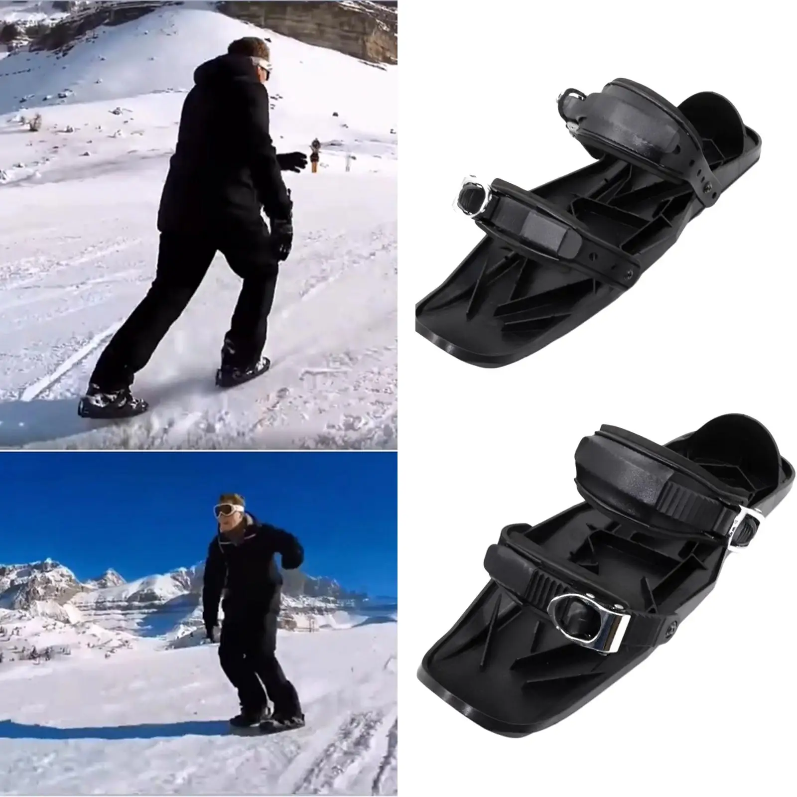 

Portable Snowshoes Adults Lightweight Nylon All Terrain Snow Ski Shoes Skates Snowskates Christmas Gift Present for Son Husband
