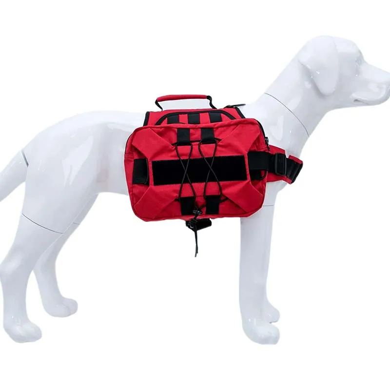 

Dog Backpack for Medium & Large Dogs Outdoor Hound Dog Saddle Bag Tactical Dog Pack with Side Pockets for Hiking Travel Camping