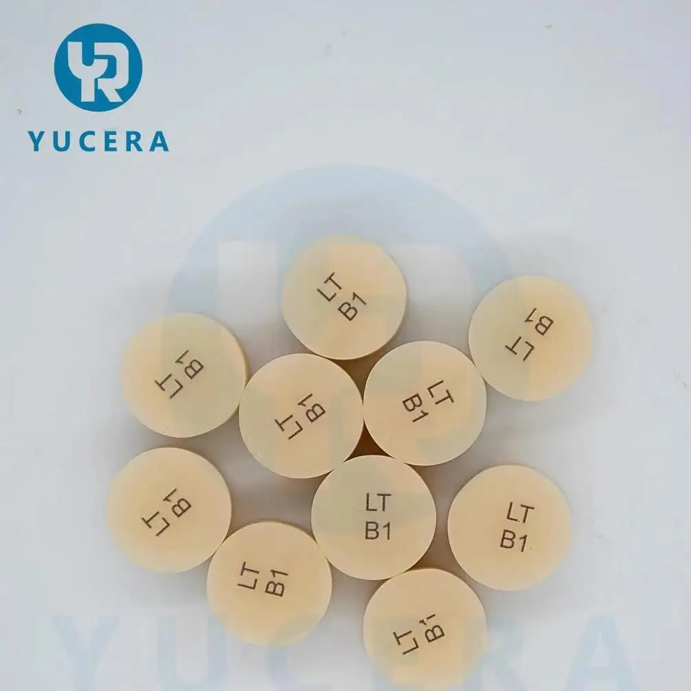 

5pcs/box Dental Lab Lithium Disilicate Press Ingots LT/HT Glass Ceramic Ingot for CAD CAM milling system