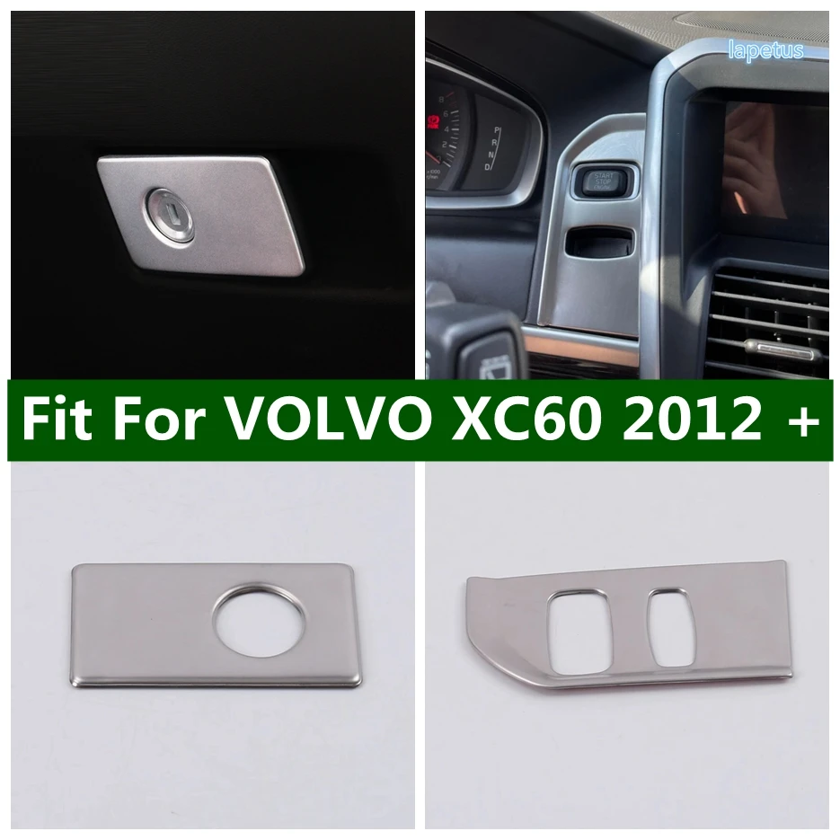 

Car Key Hole / Glove Box Armrest Handle Decor Cover Trim Fit For VOLVO XC60 2012 - 2017 Stainless Steel Car Interior Accessories