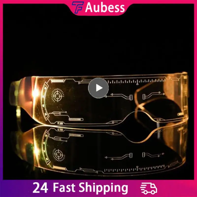 

LED Luminous Glasses Flashing Christmas Parties LED Glasses Light Up Glasses Rave Costume Party Decor DJ Sunglasses Party Deco