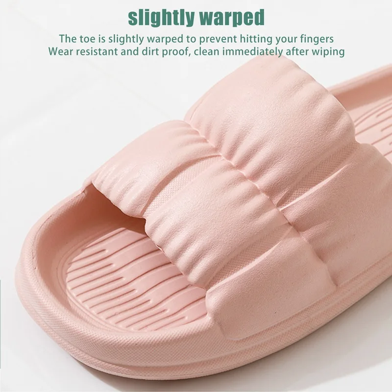 Women Soft Slippers Home Bathroom Sandsls Thick Bottom Outdoor Beach Slippers Summer Footwear