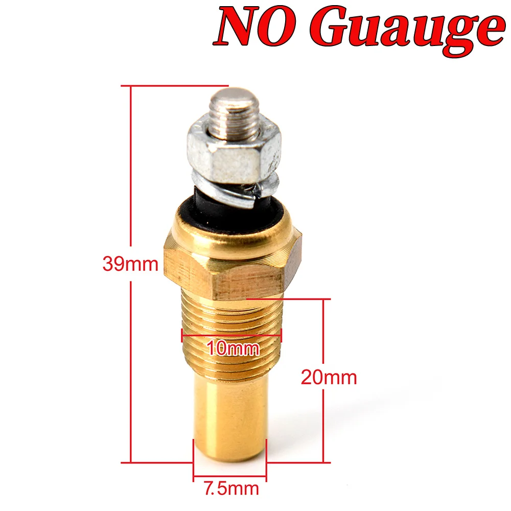 

85 мм Температура воды + давление масла + уровень топлива + манометр 4 в 1 метр с сигнализацией датчика давления масла 1/8NPT для автомобиля, лодки, яхты