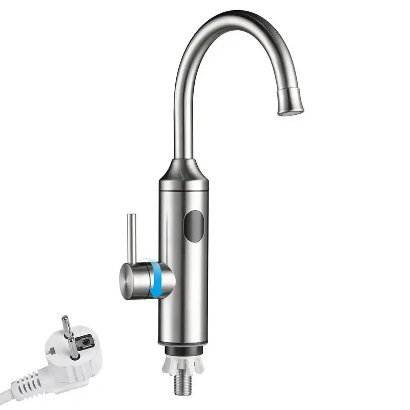 

Digital Display Faucet 3300W 220V Instant Tankless Water Faucet Hot Cold Dual Control Rotatable Fast Heating Electric Tap