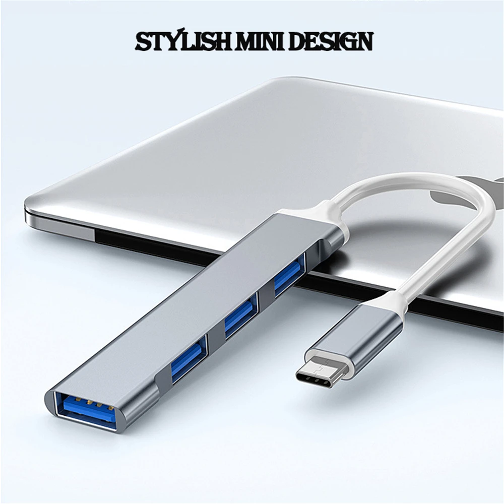 

Type C USB C HUB High Speed 4 Port Multi Splitter Adapter For Lenovo HUAWEI Xiaomi Macbook Pro 15 Air Pro Accessories