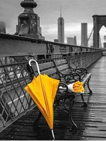 

Черно-белый пейзаж на холсте, современный стиль