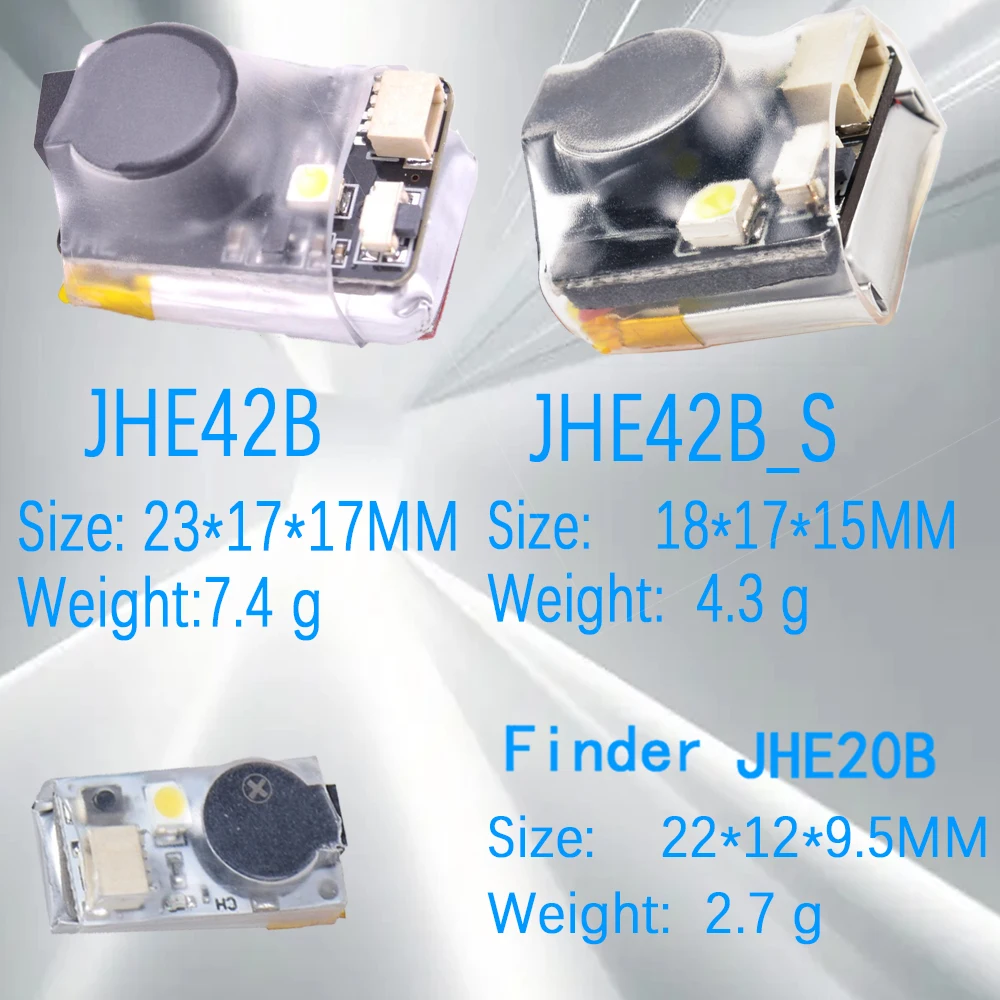 

Finder JHE42B JHE42B_S JHE20B 5V w/ LED Super Loud Buzzer Tracker 110dB Buzzer Alarm For FPV Racing Drone Flight Controller