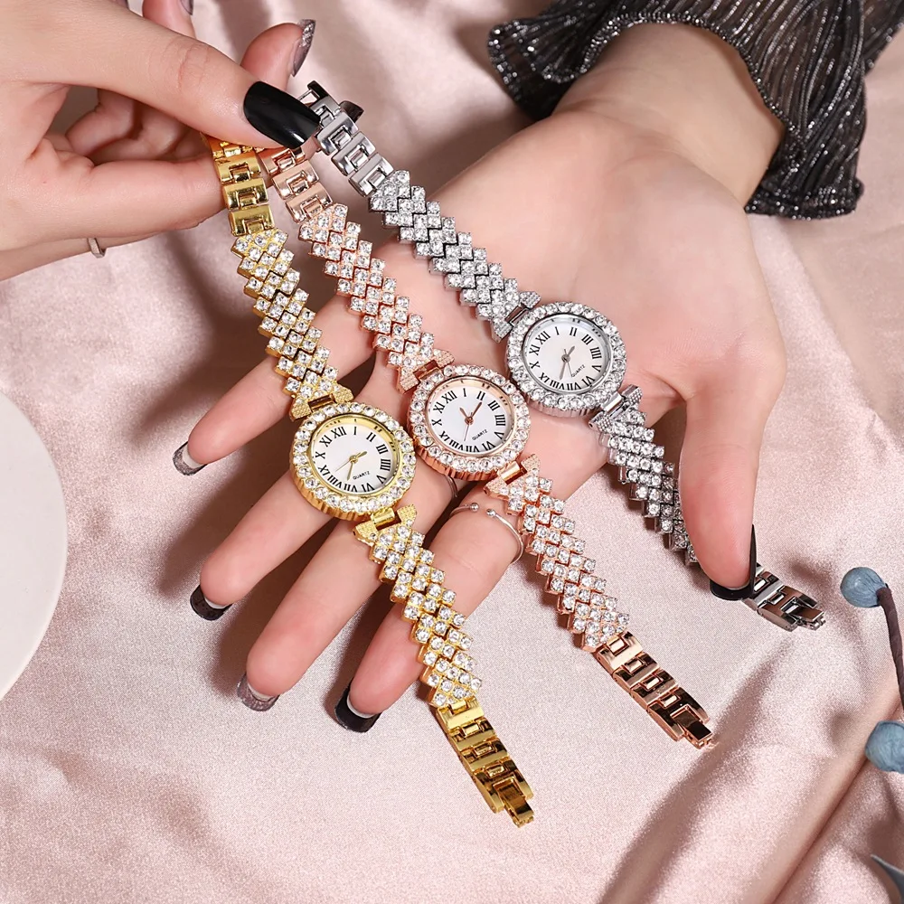 Reloj Mujer Relogio Feminino Luxury Bracelet Watches Women Crystal Dress Wristwatches Clock Women's Fashion Casual Quartz Watch 6 Reloj Mujer Relogio Feminino Luxury Bracelet Watches Women Crystal Dress Wristwatches Clock Women's Fashion Casual Quartz Watch 6