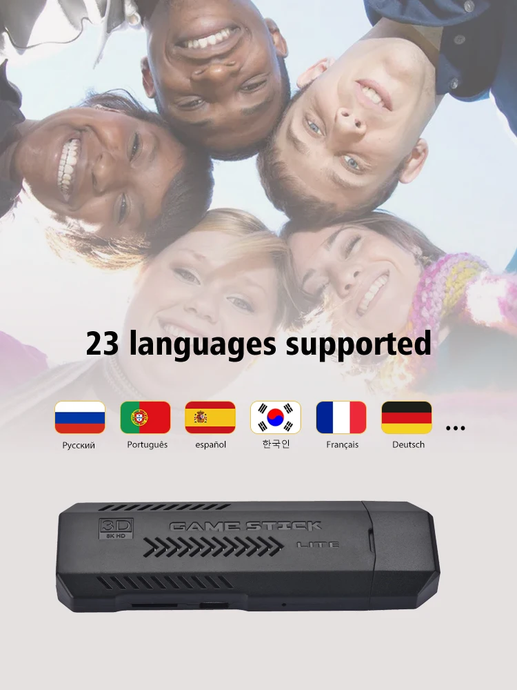 Игровая приставка для видеоигр ТВ HD 4K 256 ГБ 54000 ретро портативная игровая Everdrive 50