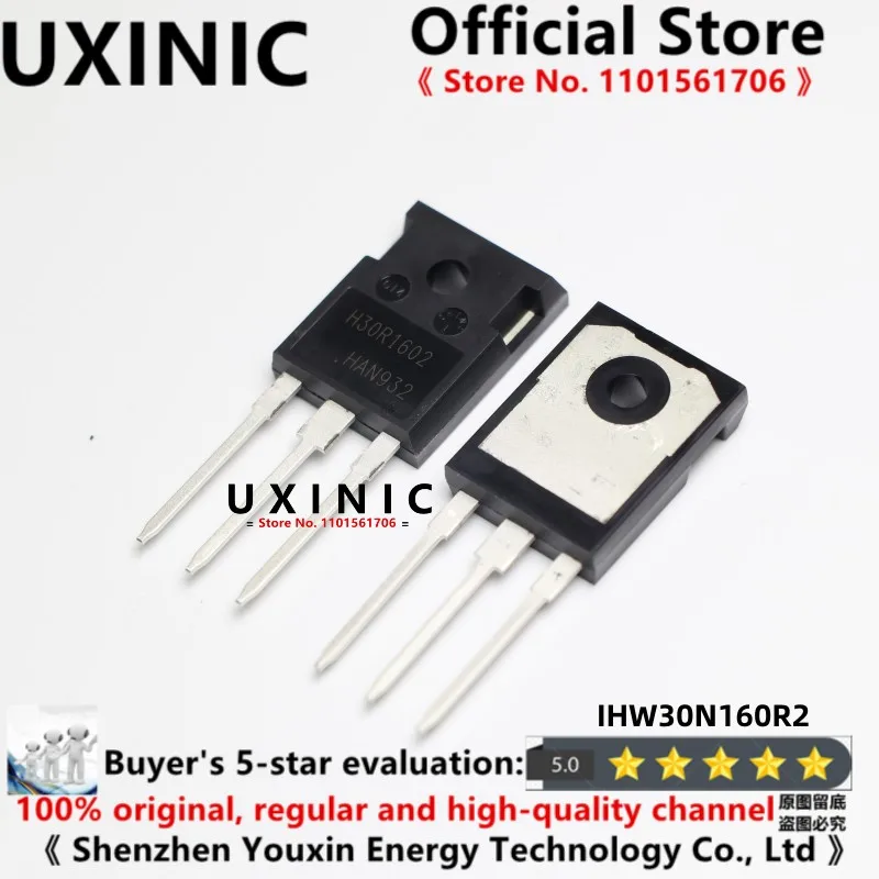 

UXINIC 10pcs/LOT 100% New Imported OriginaI IHW30N160R2 H30R1602 IGBT tube 30A 1600V electromagnetic oven triode