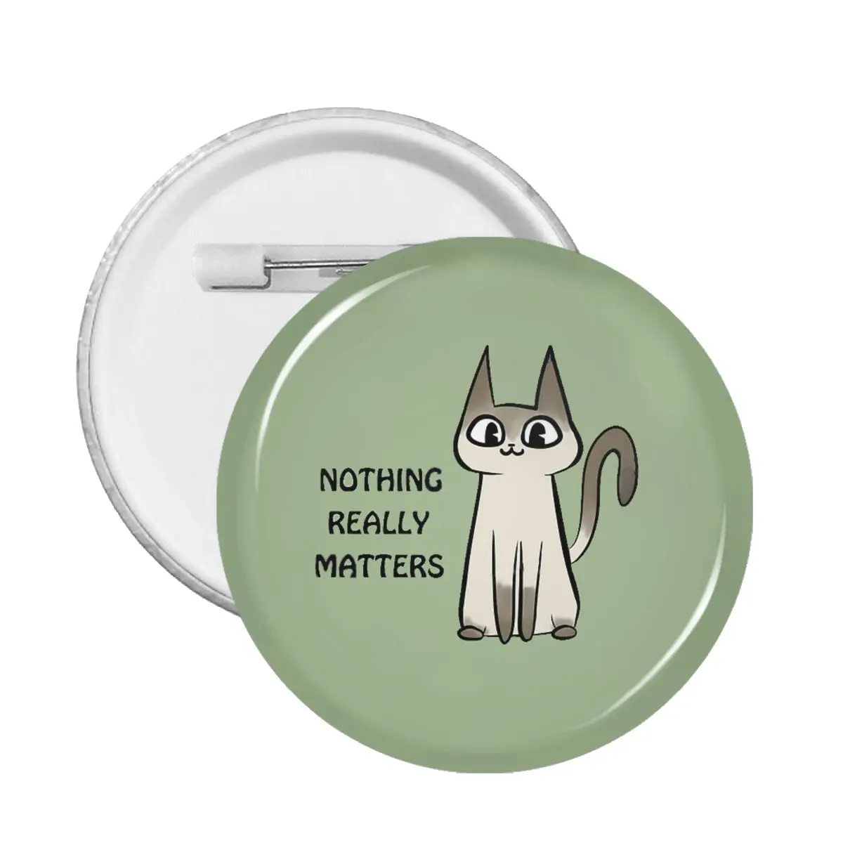 

Пессимистические кошки, ничто не важно, значок на булавке, Freddie Mercury Lead Singer, металлические настраиваемые булавки, броши, значки, броши