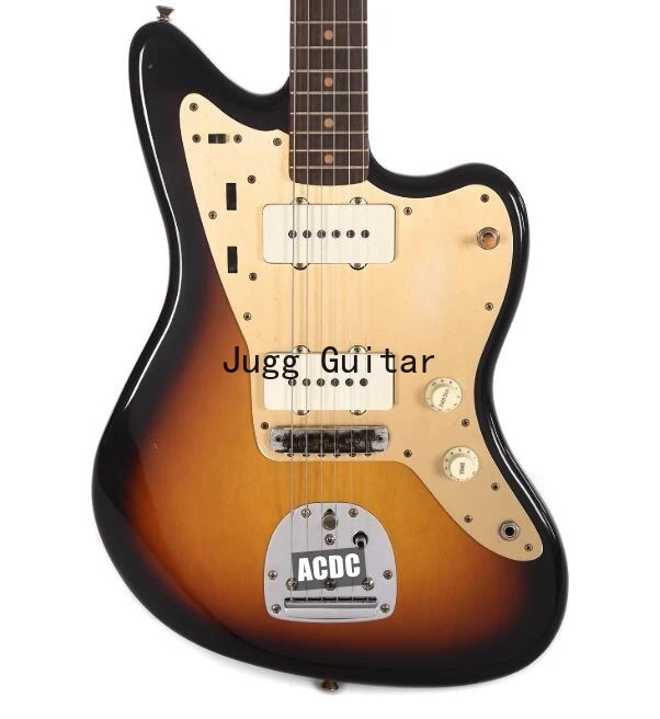 

Jazzmaster Journeyman Faded 3-Tone Sunburst Electric Guitar Wide Lollar Pickups, Alder Body, Amber Switch Cap, Vintage Tuners