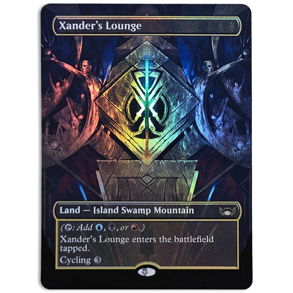 Фото Коллекционные эксклюзивные фольгированные игровые карты TCG: Полевые испытательные площадки Зиаторы/Башня Раффина/Штаб-квартира Спары/Лаунж Зекандера/Сад Джетмира №5