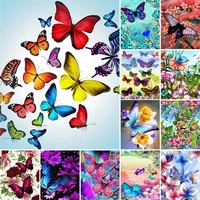 5d diy diamond painting butterfly rhinestone picture full square full diamond embroidery gift mosaic cross stitch decoration kit
