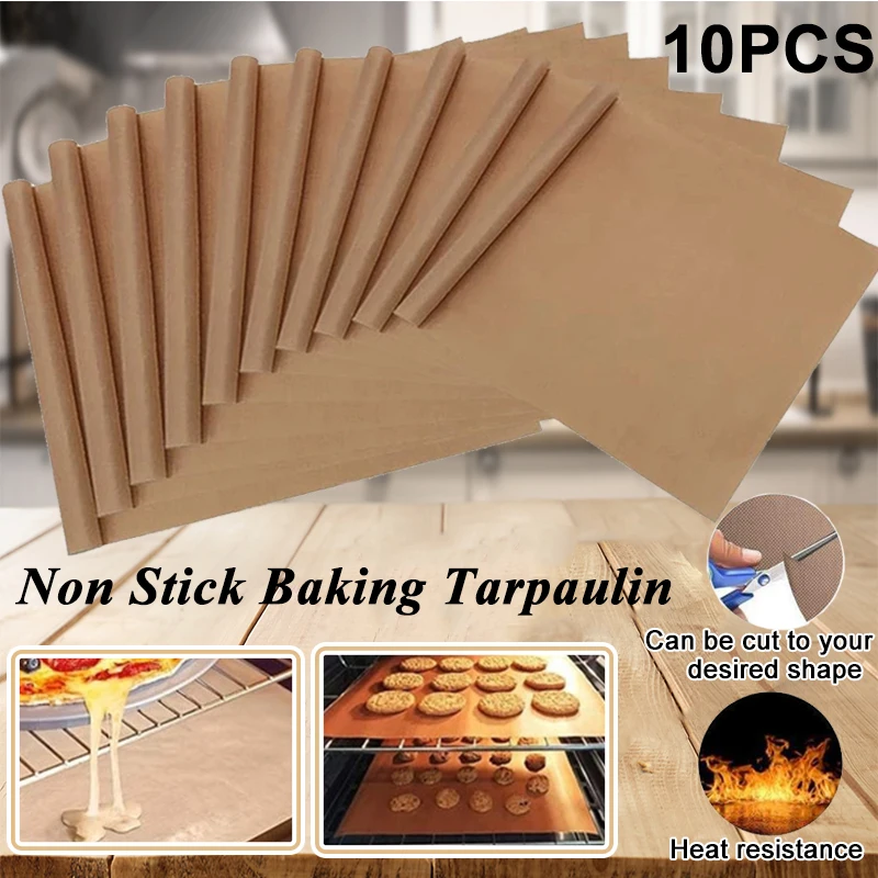 

Стекловолоконная ткань, инструменты для выпечки, высокотемпературная Толстая печь 40*30 см/60 см, устойчивая прокладка для выпечки из промасле...