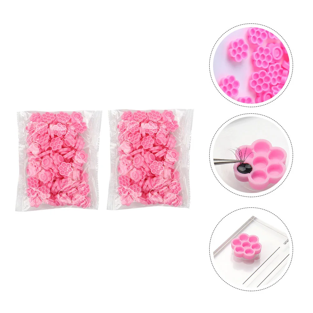 

200Pcs Grafting Eyelash Glue Cup Grafting Eyelash Cup Eyelash Glue Cup Eyelash Cup for Home