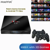 super retro video console game consoles 4k smart android tv box hd wifi with 64g128g games player set top box for pspps1n64