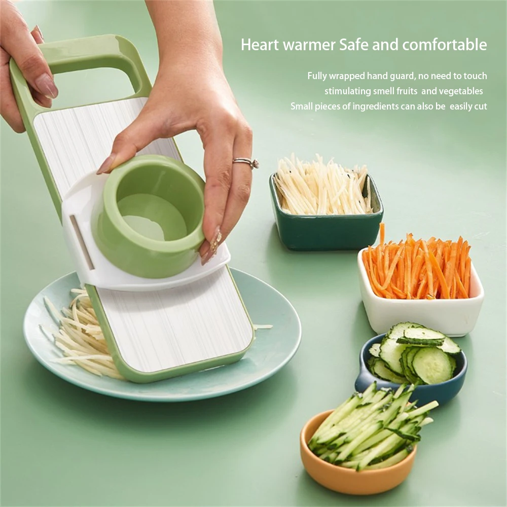 

Vegetable Cutting Tool Stainless Steel Warm Gauntlets Safe And Comfort Easy To Clean Split Blade Kitchen Supplies Light Green