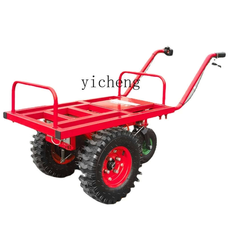 Двухколесная электрическая тележка Tqh стандартная для зарядки сада