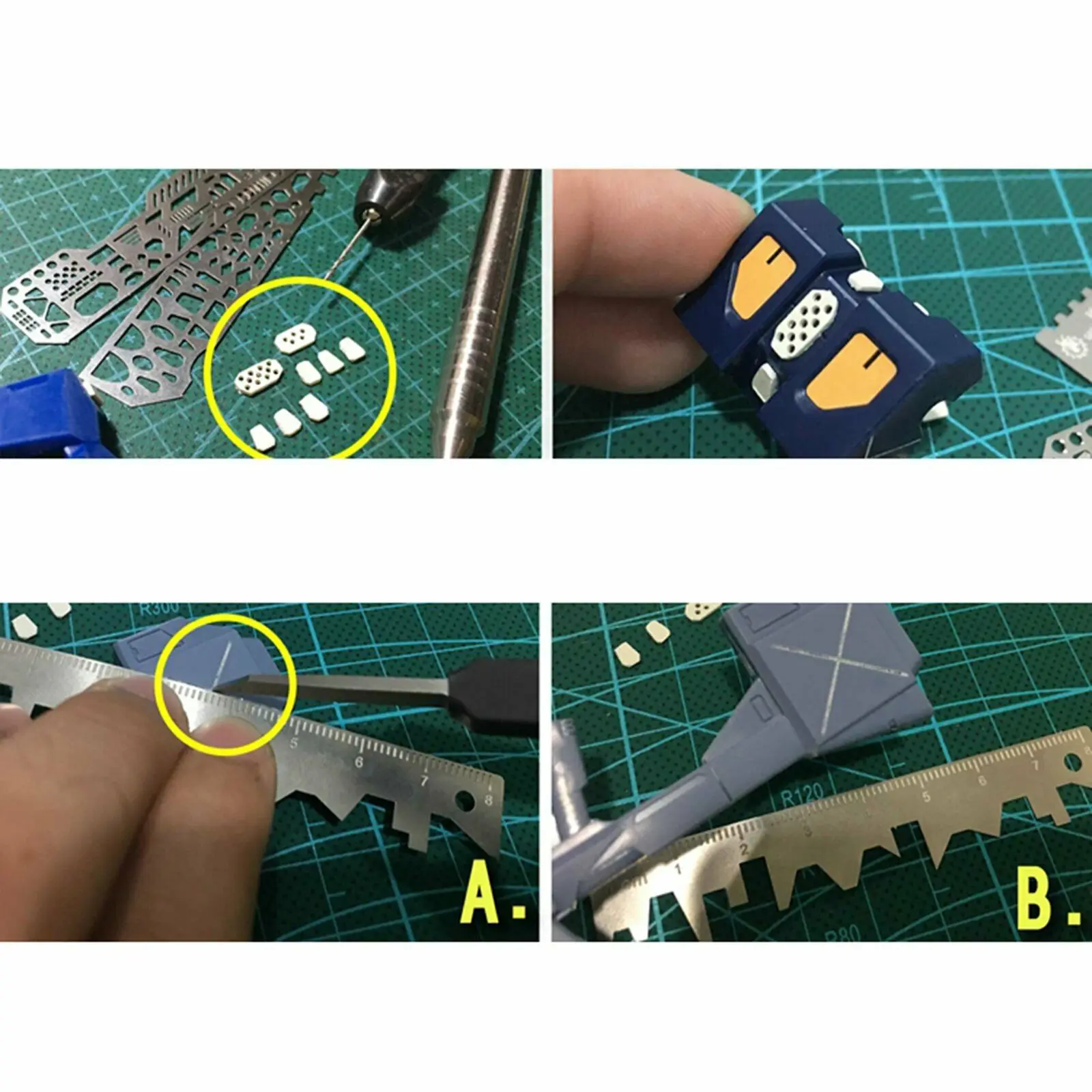 4 шт. трафареты для создания рисунков и линейки | Игрушки хобби