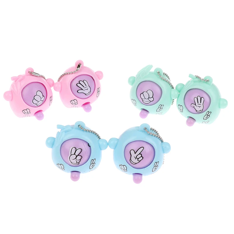 

6Pcs/lot Mini Mora Device Fair Finger-guessing Game Rock Paper Scissors Play Toy