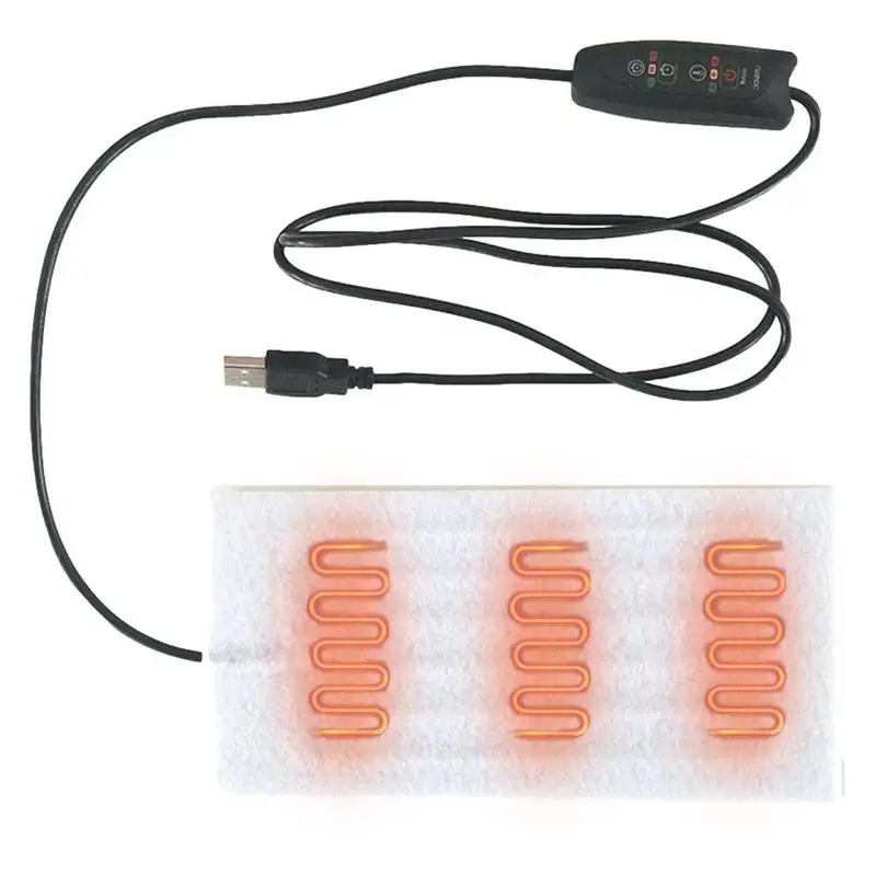 

Winter Heated Pad For Winter Clothes Portable Waterproof Foldable Heater Pads Adjustable Temperature Heating Warmer Tool