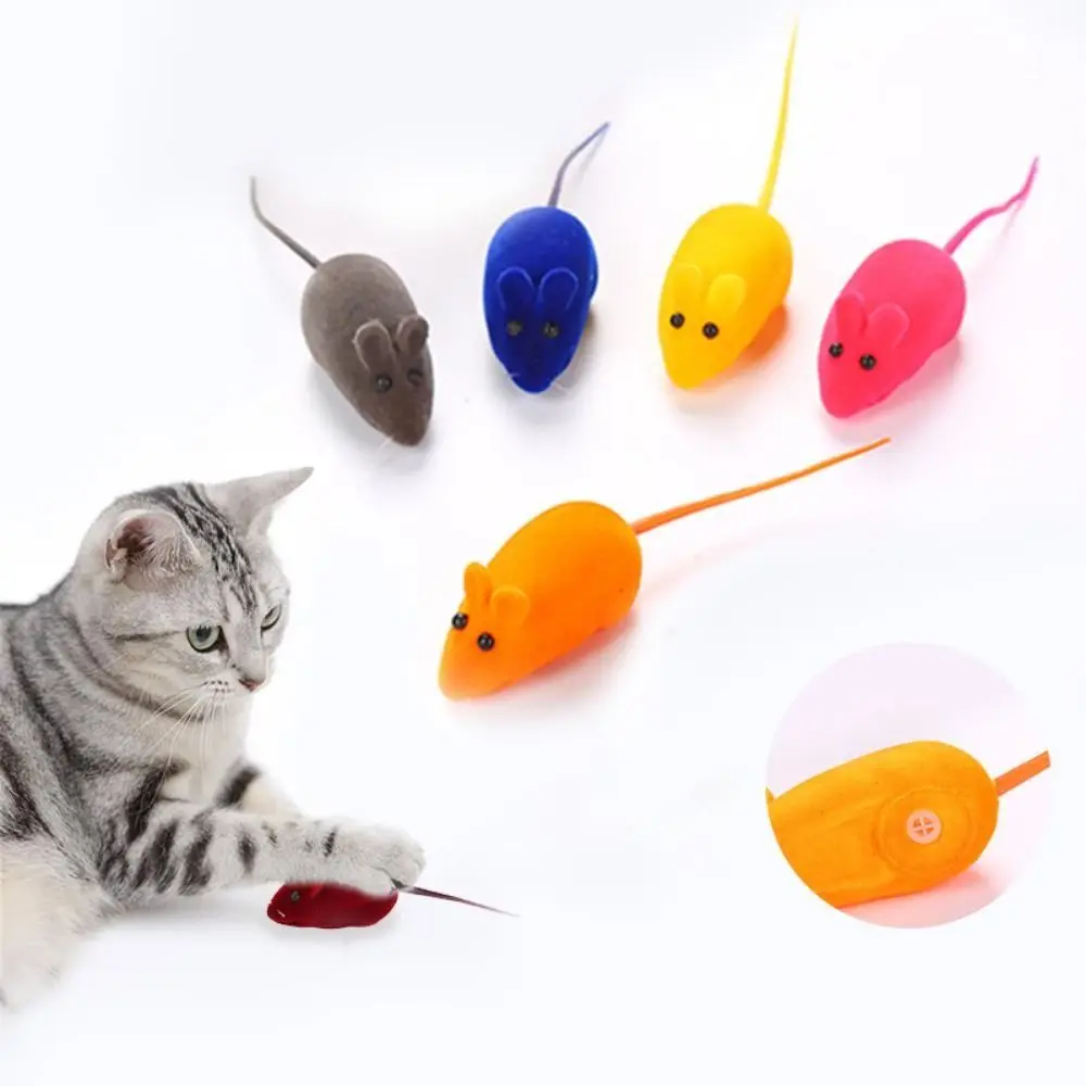 

Vivid Mouse Toys for Cat Toys Interactive Cat Accessories free shipping mpuse cat toy squeak random color pet products